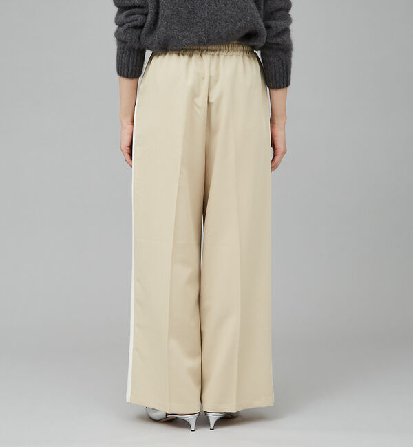 qualite「サイドラインストレートパンツ」|その他|