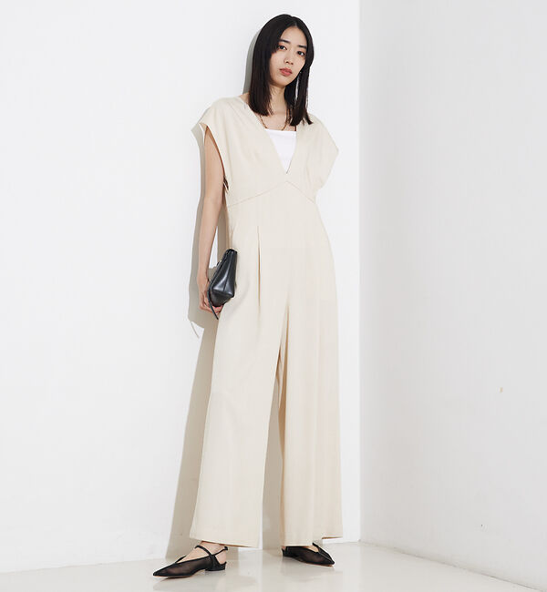 qualite「テンセルデニムオールインワン」|オールインワン|