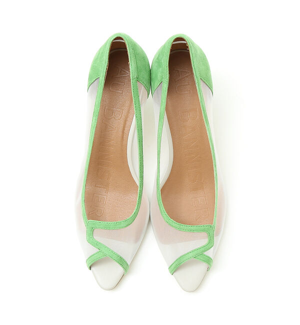 AU BANNISTER「オープントゥチュールパンプス」|パンプス|