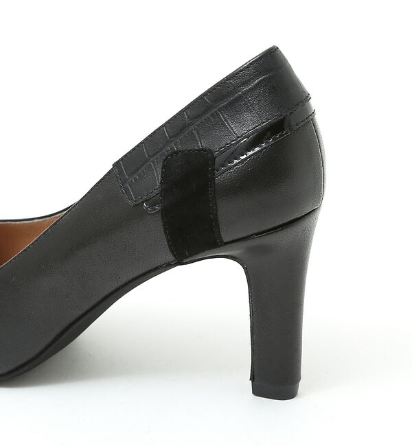 AU BANNISTER「ポインテッドパッチワーク8cmヒールパンプス」|パンプス|