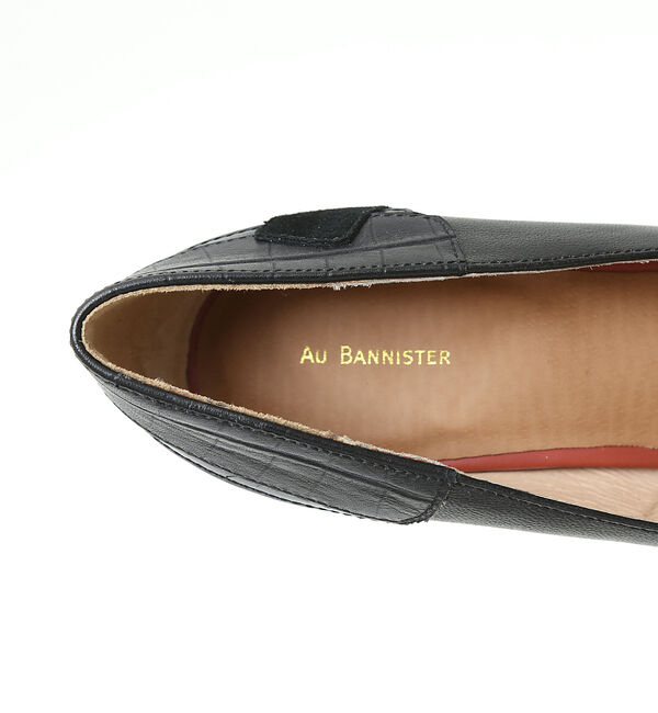 AU BANNISTER「ポインテッドパッチワーク8cmヒールパンプス」|パンプス|