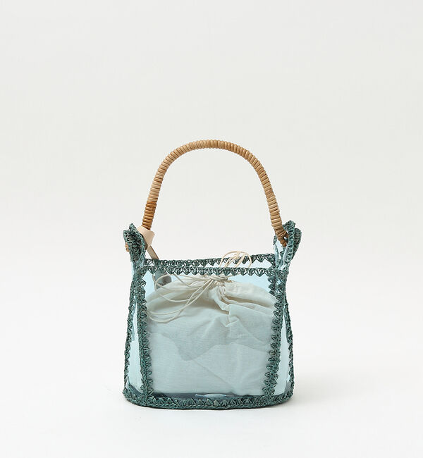 AU BANNISTER「●JAMIRAY コードパッチ クリアハンドバッグ」|ハンドバッグ|