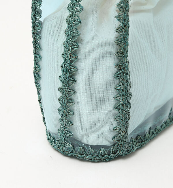 AU BANNISTER「●JAMIRAY コードパッチ クリアハンドバッグ」|ハンドバッグ|