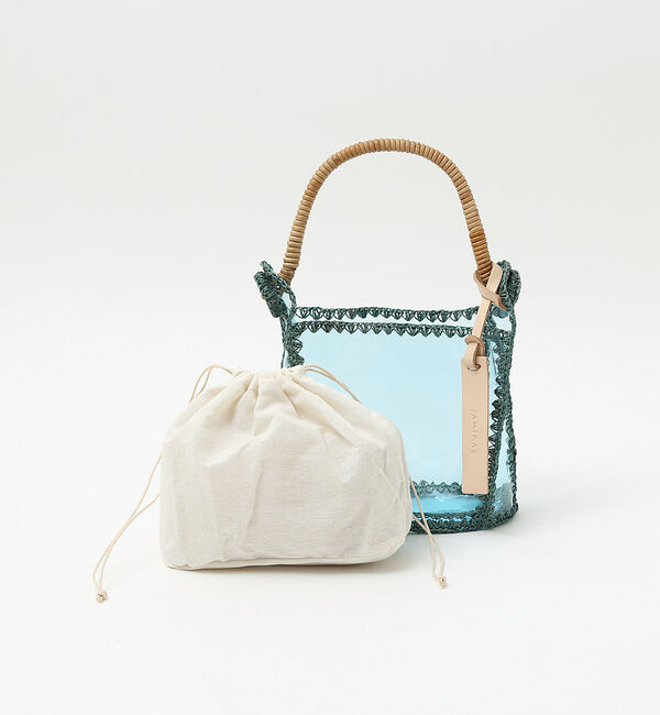 AU BANNISTER「●JAMIRAY コードパッチ クリアハンドバッグ」|ハンドバッグ|