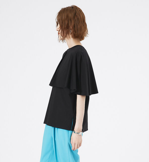 abahouse mavie「シルケットマルチWAYケーププルオーバー」|Tシャツ・カットソー|