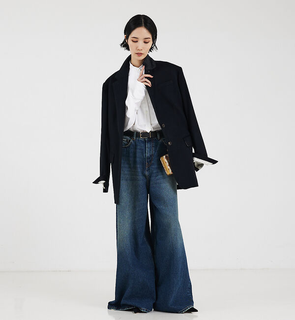 The Store by C' 「【HAIKURE】BIG BETHANY ASIANFIT／ビッグシルエットアジ」|デニム|