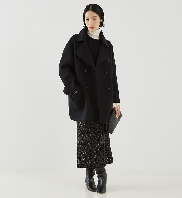 The Store by C' 「【COCUCA】ダブルフェイスPコート」|ピーコート|