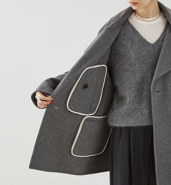 The Store by C' 「【COCUCA】ダブルフェイスPコート」|ピーコート|