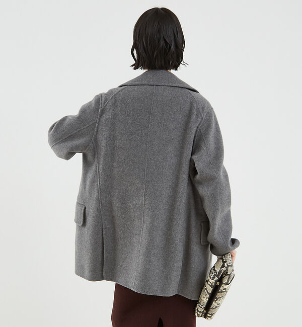 The Store by C' 「【COCUCA】ダブルフェイスPコート」|ピーコート|