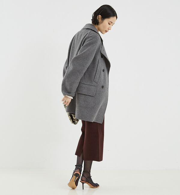 The Store by C' 「【COCUCA】ダブルフェイスPコート」|ピーコート|
