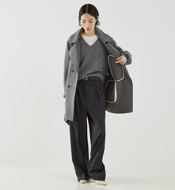 The Store by C' 「【COCUCA】ダブルフェイスPコート」|ピーコート|