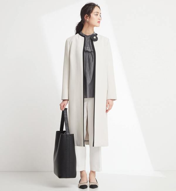 TIARA「フリルネックブラウス」|シャツ・ブラウス|