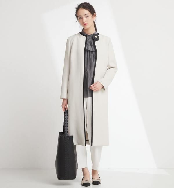 TIARA「フリルネックブラウス」|シャツ・ブラウス|