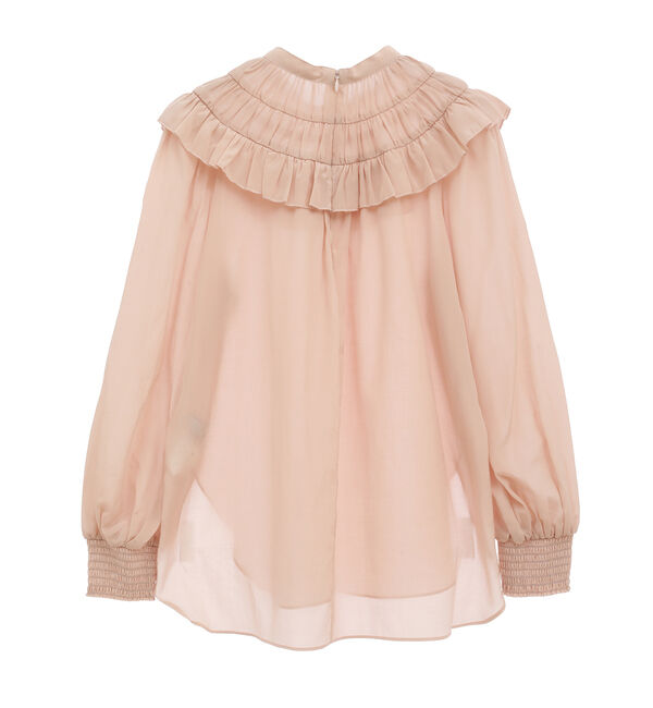 TIARA「フリルネックブラウス」|シャツ・ブラウス|