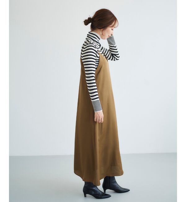 le.coeur blanc「サテンキャミワンピース」|ワンピース|