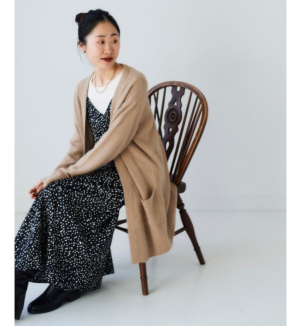 le.coeur blanc「サテンキャミワンピース」|ワンピース|