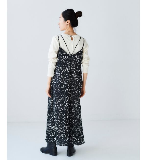 le.coeur blanc「サテンキャミワンピース」|ワンピース|