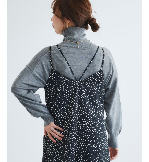 le.coeur blanc「サテンキャミワンピース」|ワンピース|