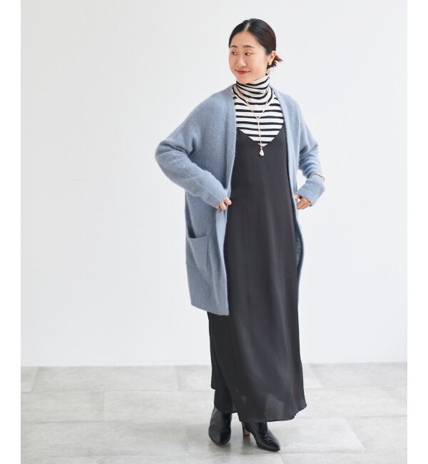 le.coeur blanc「サテンキャミワンピース」|ワンピース|