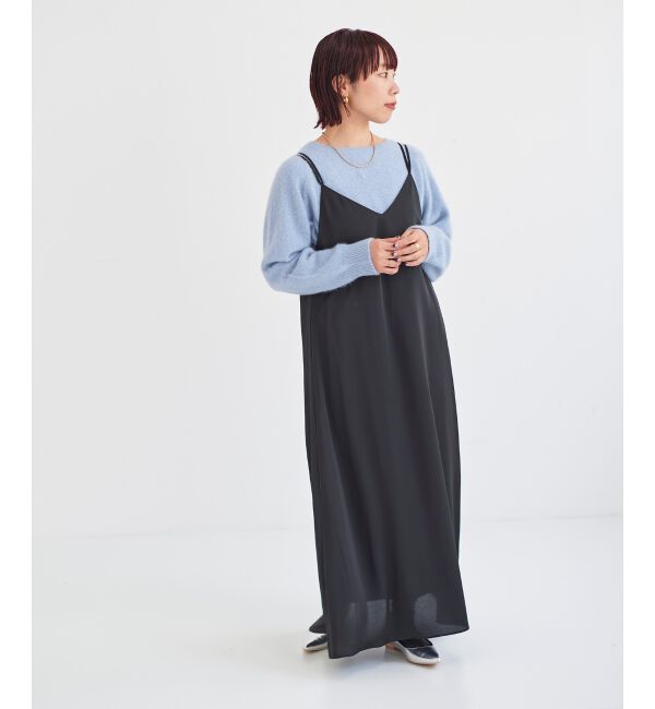 le.coeur blanc「サテンキャミワンピース」|ワンピース|