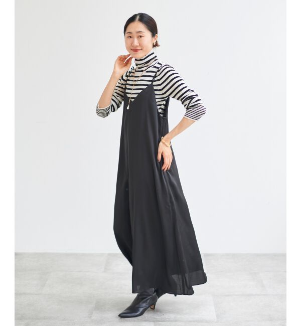 le.coeur blanc「サテンキャミワンピース」|ワンピース|