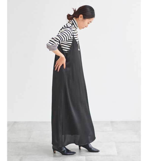 le.coeur blanc「サテンキャミワンピース」|ワンピース|