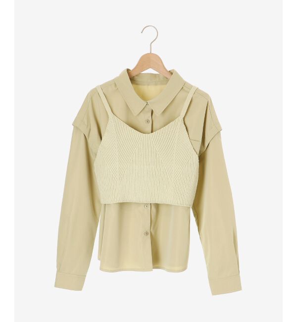 MAJESTICLEGON「ビスチェset肩あきシャツ」|シャツ・ブラウス|