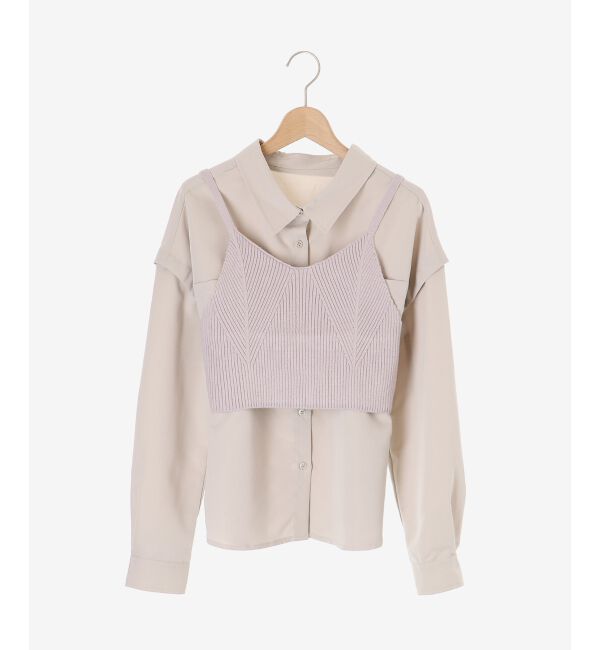 MAJESTICLEGON「ビスチェset肩あきシャツ」|シャツ・ブラウス|