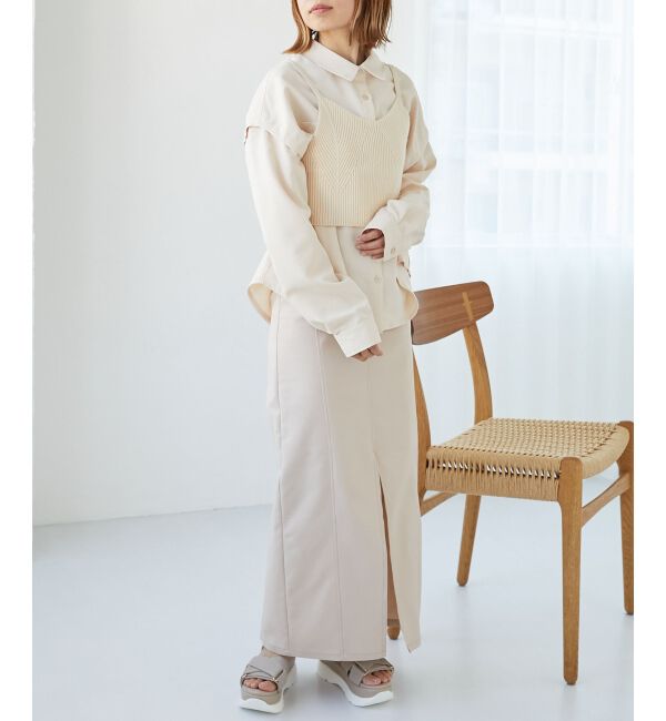 MAJESTICLEGON「ビスチェset肩あきシャツ」|シャツ・ブラウス|