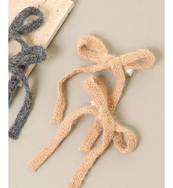 MAJESTICLEGON「ニットリボンヘアピンセット」|その他|