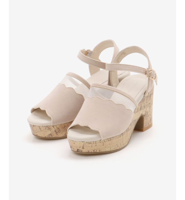  「スカラップシアーサンダル」|サンダル|