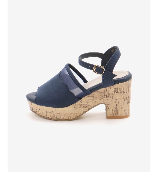  「スカラップシアーサンダル」|サンダル|