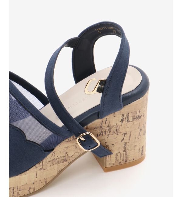  「スカラップシアーサンダル」|サンダル|