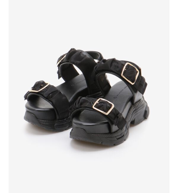  「ジェリーソールギャザースポサン」|サンダル|