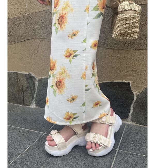  「ジェリーソールギャザースポサン」|サンダル|