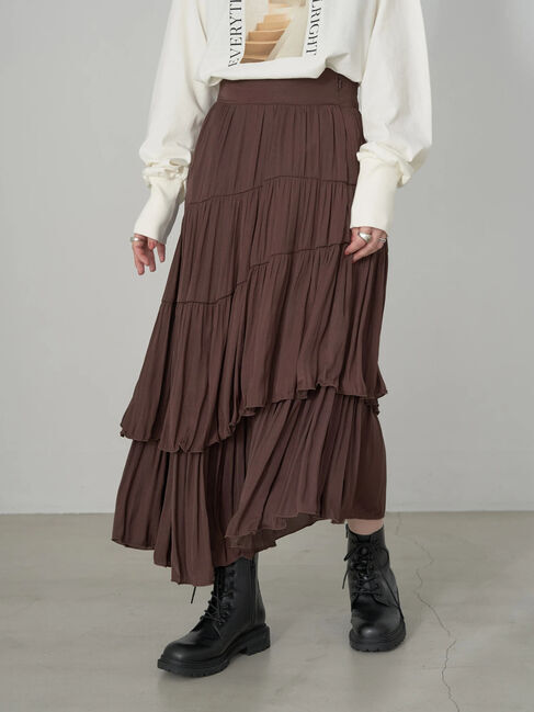 earth music&ecology「イレヘムティアードスカート」|スカート|