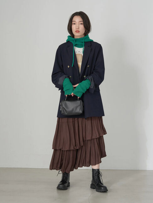 earth music&ecology「イレヘムティアードスカート」|スカート|