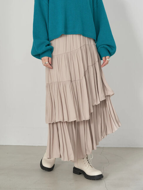 earth music&ecology「イレヘムティアードスカート」|スカート|