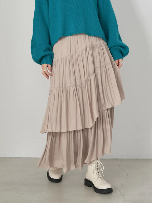 earth music&ecology「イレヘムティアードスカート」|スカート|