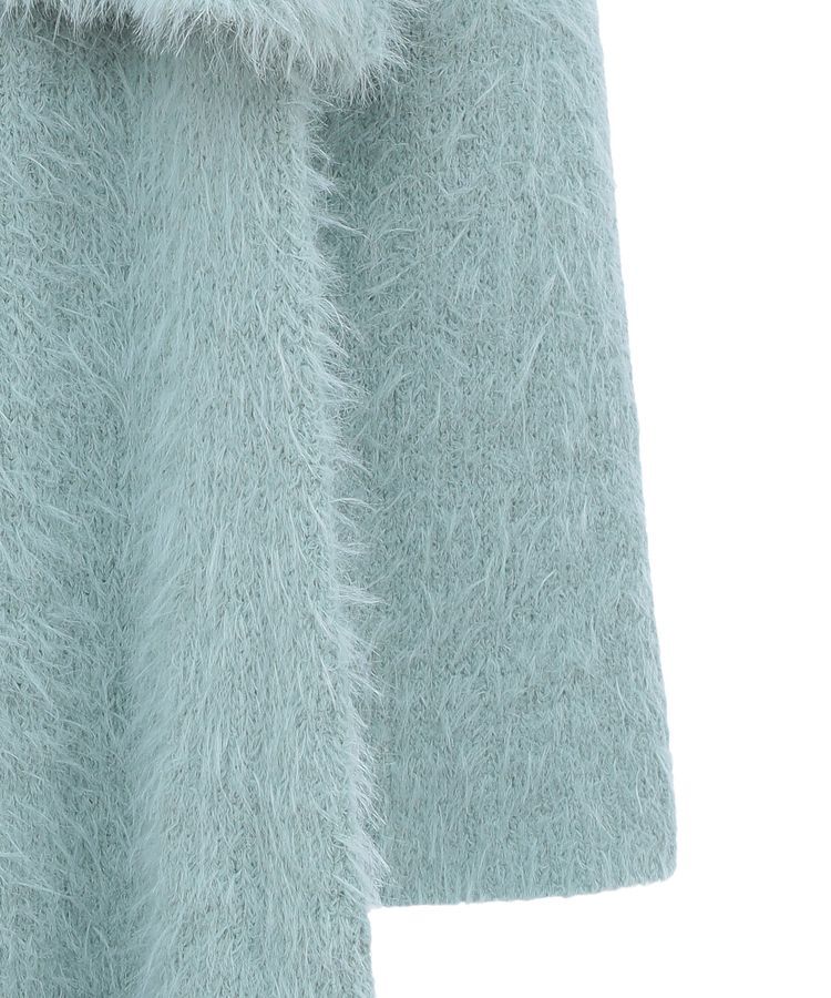 earth music&ecology「SET2点シャギーショートカーデ+ミニワンピース」|ワンピース|