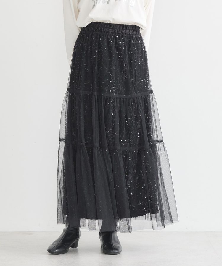 earth music&ecology「マルチウェイスパンコールスカート」|スカート|