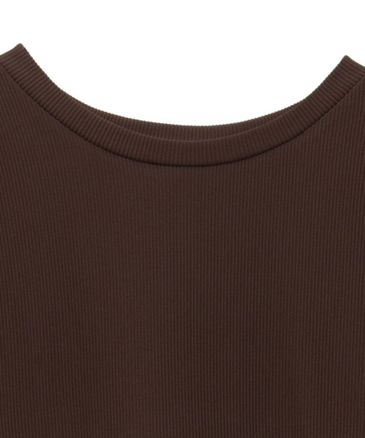 earth music&ecology「リブカットソードッキングワンピース」|ワンピース|