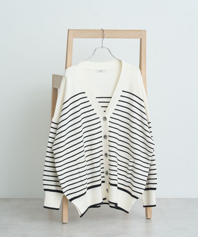 earth music&ecology「やわらかタッチカーディガン」|カーディガン|Border