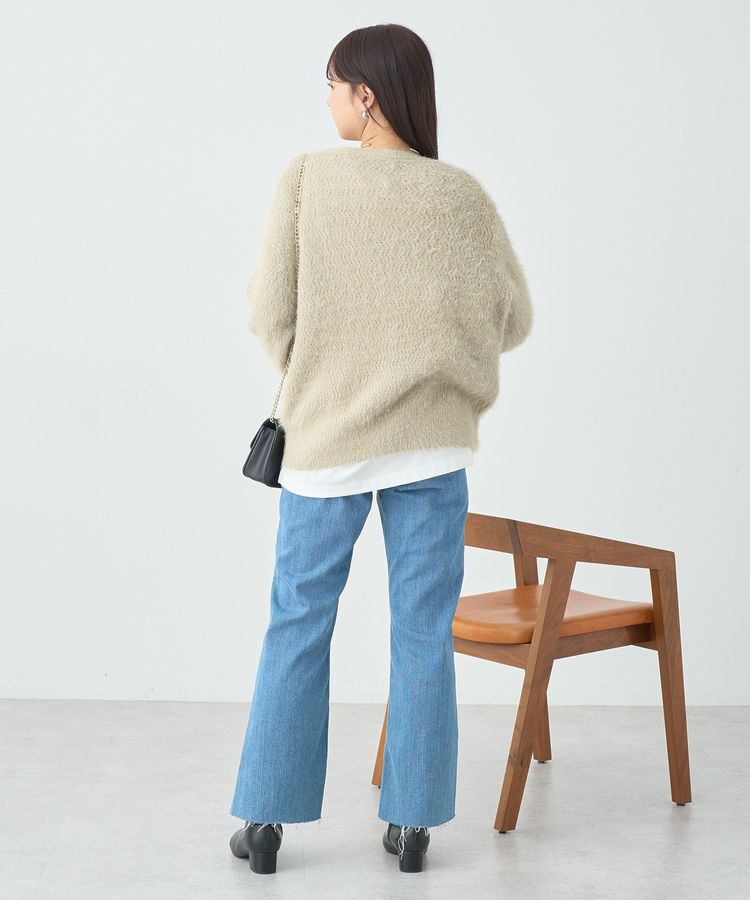 earth music&ecology「モヘヤライクレースニット」|ニット・セーター|