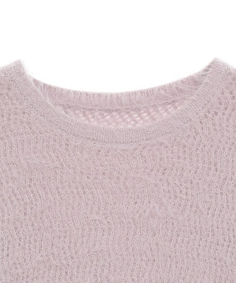 earth music&ecology「モヘヤライクレースニット」|ニット・セーター|