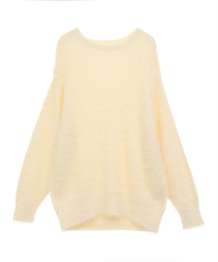 earth music&ecology「モヘヤライクレースニット」|ニット・セーター|