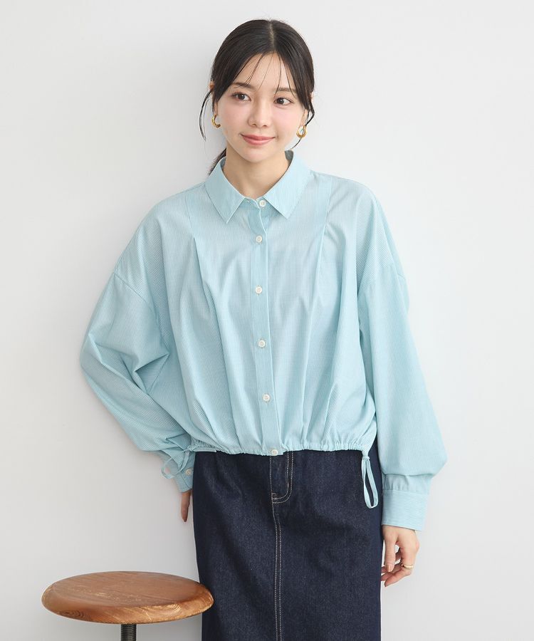 earth music&ecology「TRキュプラドロスロシャツ」|シャツ・ブラウス|