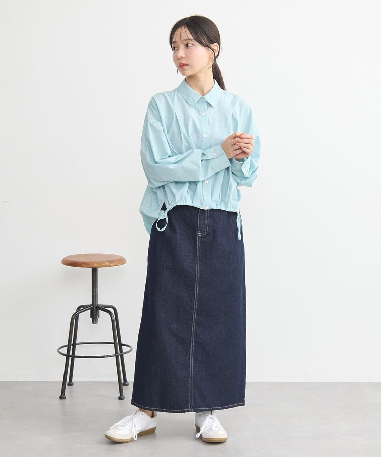 earth music&ecology「TRキュプラドロスロシャツ」|シャツ・ブラウス|