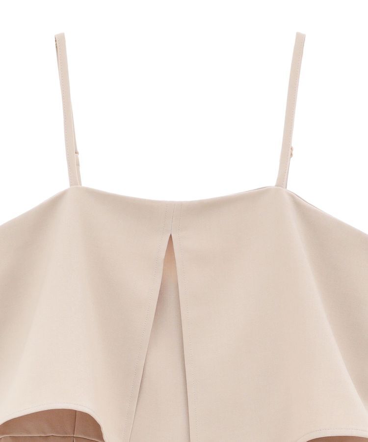 earth music&ecology「デザインキャミサロペット」|オールインワン|