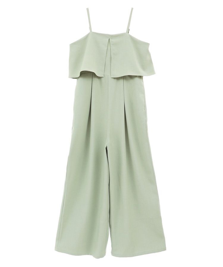 earth music&ecology「デザインキャミサロペット」|オールインワン|